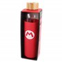 Stor Bouteille en Verre avec étui en Silicone 585 ML Super Mario