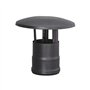 S & M 485596 chapeau Femelle émaillé 850 °c-ø 80 mm pour conduite de fumée de poêles et cheminées de Pellets