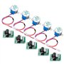 ICQUANZX 5 ensembles 28BYJ-48 ULN2003 5V moteur pas à pas + carte pilote ULN2003 pour Arduino