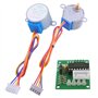 ICQUANZX 5 ensembles 28BYJ-48 ULN2003 5V moteur pas à pas + carte pilote ULN2003 pour Arduino