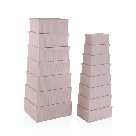 Set de boîtes décoratives Versa Carton (15 Pièces)