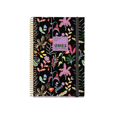 Miquelrius Fantasy Garden Agenda annuel 2025 117 x 182 mm 1 jour par page