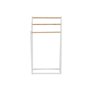 Porte Serviettes sur Pied Home ESPRIT Blanc Naturel Métal Bambou 45 x 22 x 85 cm
