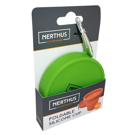 Nerthus Vin Bouquet FIH 455 Gobelet pliable en silicone ML