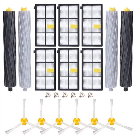 UPUPDAY Accessoires pour iRobot Roomba Séries 800 850 860 865 866 870 871 872 875 876 880 886 890 891 895 896 897 900 950 960 96