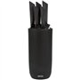 Set de 5 couteaux - JOCCA - Bloc en polypropylene - Noir