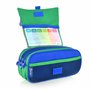 Trousse triple édition 2022 – Trousse à compartiments intérieurs avec fermeture éclair individuelle – by Colorline Office Box, m