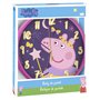 Kids Licensing | Horloge Murale Peppa Pig | Montre pour Enfants | Analogique | Apprendre Les Heures | 25 cm de diamètre | Instal
