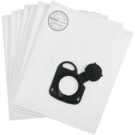 SpareHome® Lot de 10 sacs de rechange multi-couches + 2 microfiltres pour aspirateurs Moulinex Compact Power MO3927PA