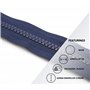 DOJA Barcelona | Fermeture Eclair 60 cm Bleu Marine | Pack 10 Fermeture Eclair Séparable #5 | Curseur Automatique | Dent en Plas