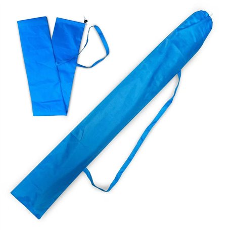 Housse de parasol de plage avec poignée. Housse pour parasol de plage avec poignée bleue. Complément ou accessoire de rechange p