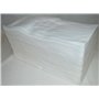 Plasticaps Lot de 100 serviettes jetables en tissu spunlace de 40 x 80 cm, blanc
