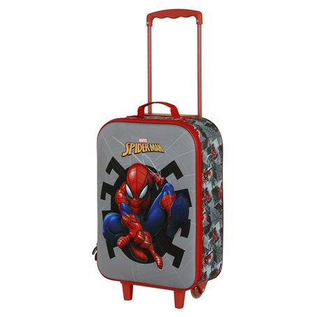 Marvel Spiderman Symbol-Valise à roulettes Soft 3D