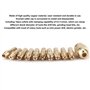 11pcs Mandrin de forage en cuivre à 4 mâchoires jeu de pinces pince de forage torsadée petite pince foret électrique pour mini o