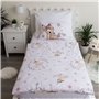 Disney Bambi Parure de lit Bébé 100% Coton - Housse de Couette 100x135 cm + Taie d'oreiller 40x60 cm