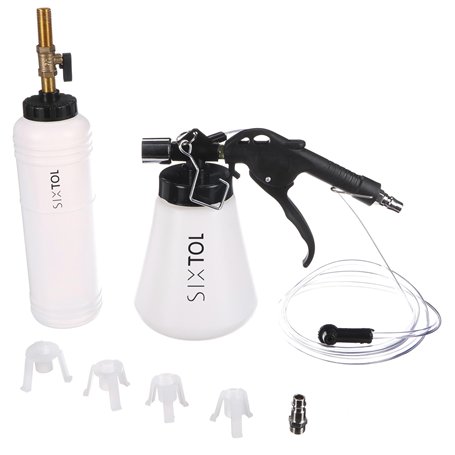 SIXTOL Mechanic Brake Bleeding Kit 8 - Kit de Purge de Frein - 8 pièces - pour l'entretien du système de freinage - Remplacement
