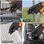 K-SC7C Pistolet pneumatique à anneaux de porc de calibre 15 Agrafeuse pneumatique à anneaux de porc de diamètre de 4,8 mm et de