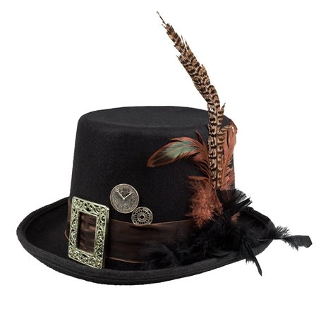 Boland 54501 Chapeau Plumepunk