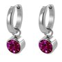 Boucles d´oreilles Femme CO88 Collection 8CE-60005 Argenté Fuchsia
