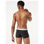 Calvin Klein Low Rise Trunk 3pk Surge Homme ( Lot de 3), Noir (Black W/ White Wb), XL [Amazon Exclusive]