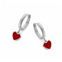 Boucles d´oreilles Femme CO88 Collection 8CE-70102 Argenté Rouge