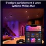 Philips Hue White and Color Ambiance Ampoule LED connectée Pack de 5, culot GU10, 400 lumens, Compatible Bluetooth. Fonctionne a