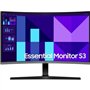Moniteur PC - Samsung - LS27D390GAUXEN - 27'' - 1800R - FHD 1920x1080 - 100Hz - VA - 4ms(GTG) - 1800R - 200cd/m² - 3000:1 - HDMI
