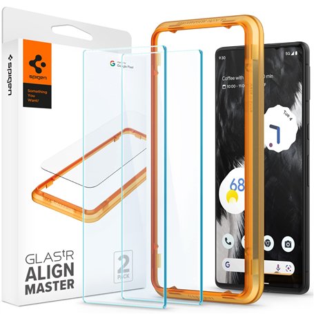 Spigen AlignMaster Verre Trempé Compatible avec Google Pixel 7