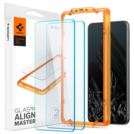Spigen AlignMaster Verre Trempé Compatible avec Google Pixel 8 Pro
