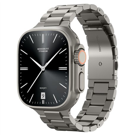 Spigen Modern Fit Titanium Bracelet Compatible avec Apple Watch Ultra 2/1 49mm