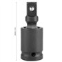 Douille pour joint universel à percussion Joint pneumatique universel à haute dureté Joint carré Adaptateur pivotant pour clé à 