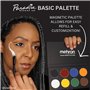 Mehron Paradise Makeup AQ - Palette de 8 couleurs (Basic) | Palette de peintures corporelles et visage magnétiques rechargeables