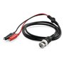 1 pince crocodile pour sondes oscilloscopiques BNC vers pinces crocodiles pour oscilloscope