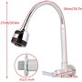 G1/2 Inch Robinet Eau Froide Uniquement Robinet Mural Evier De Cuisine