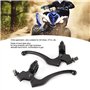 Aramox Levier D'embrayage de Moto, Paire de Leviers D'embrayage de Moto Universels Poignée de Frein à Tambour pour VTT Tout Terr