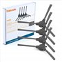 BAKUUM Lot de 4 brosses