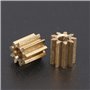 Engrenage à Pignon Aramox, 2 Pièces de Remplacement en Laiton pour Engrenage à Pignon Moteur pour Module Duplo Intelli Lok 0.4 9