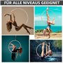 Aerial Hoop Kit d'anneaux aériens professionnels en lyra hoop, 85 cm/90 cm/95 cm, en acier inoxydable, en 3 tailles, équipement 