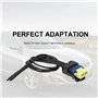 FanPaYY Kit de réparation de prise de connecteur avec faisceau de pompe à carburant compatible avec Peugeot Cit-roen, compatible