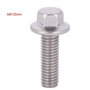 10 pièces M8x25 Boulons à Tête Hexagonale en Acier Inoxydable SS304 vis à Bride D'entraînement Hexagonale Boulons de Rondelle à 