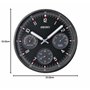 SEIKO Shelby Horloge Murale sans tic-tac Noir 33 cm