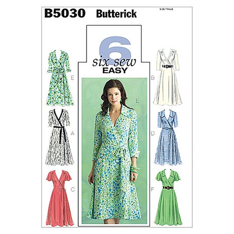 Butterick Patterns b5030 BB 8–10–12–14 Patron pour Robe/Ceinture et Ceinture
