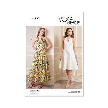 Vogue Patterns V1882B5 Robe pour femme B5 (36-38-40-42-44)