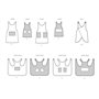 SIMPLICITY Patron de couture SS9969A Tablier réversible pour enfant et femme
