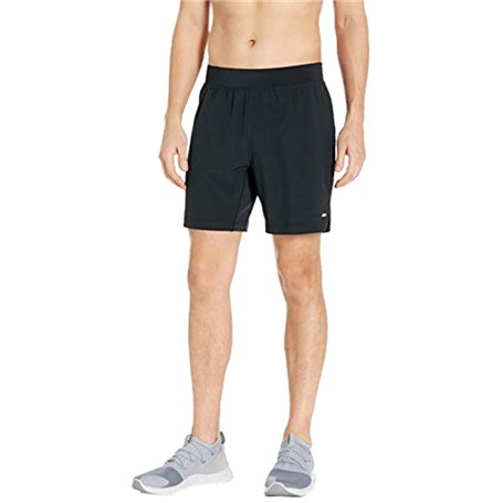 Amazon Essentials Short d'Entraînement Extensible Tissage 18 cm Haute Performance Homme