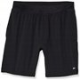 Amazon Essentials Short d'Entraînement Extensible Tissage 18 cm Haute Performance Homme, Noir, L