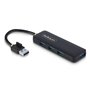 Hub USB 4 Ports Startech H5A4A-USB-HUB Noir