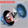 Pyle PL-BW84 Passive subwoofer Bleu subwoofer/Caisson de Basses - Subwoofers/caissons de Basses (Caisson de Basse Passif, 600 W,