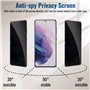 [2 Pièces] Anti-Espion Verre Trempé pour Samsung Galaxy S21 5G, Protecteur D'écran de Confidentialité, 9H Dureté Film Protecteur