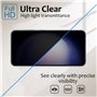 [2 Pièces] Anti-Espion Verre Trempé pour Samsung Galaxy S23, Protecteur D'écran de Confidentialité, 9H Dureté Film Protecteur Vi